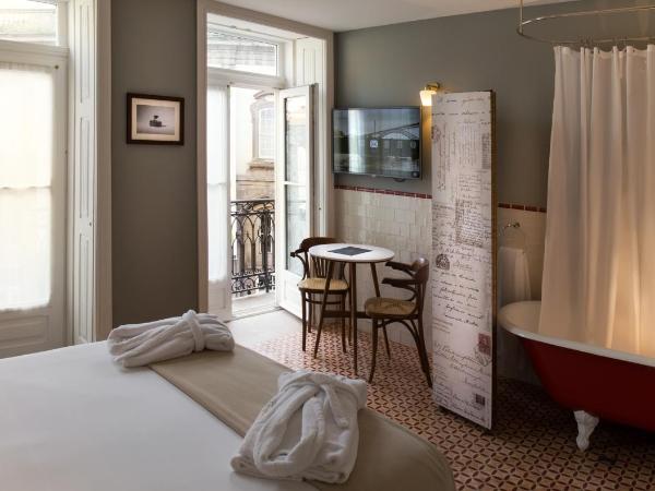 Porto A.S. 1829 Hotel : photo 6 de la chambre chambre double ou lits jumeaux supérieure avec baignoire sur pieds