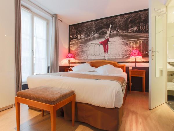 Hotel Atelier Vavin : photo 4 de la chambre chambre double ou lits jumeaux arabesque avec vue sur la rue