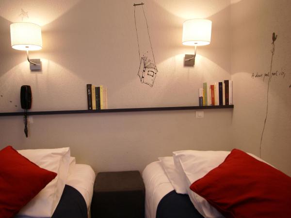 Hotel de la Placette Barcelonnette : photo 7 de la chambre chambre lits jumeaux