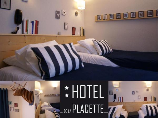 Hotel de la Placette Barcelonnette : photo 4 de la chambre chambre lits jumeaux