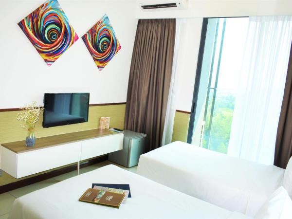 D'Wharf Hotel & Serviced Residence : photo 3 de la chambre chambre lits jumeaux supérieure