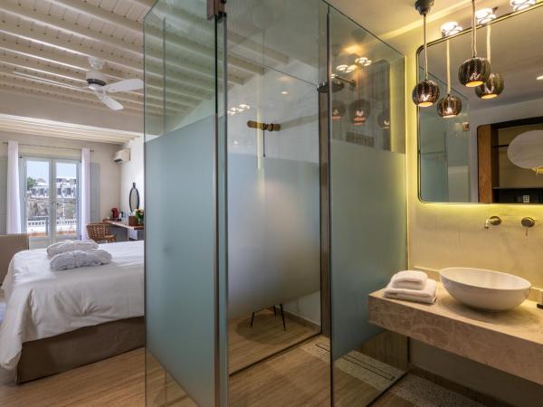 Poseidon Hotel Suites : photo 2 de la chambre chambre lit double ou lits jumeaux supérieure - front de mer