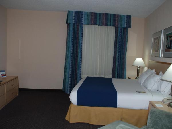 Holiday Inn Express Hotel & Suites San Antonio - Rivercenter Area, an IHG Hotel : photo 3 de la chambre suite lit king-size avec douche accessible en fauteuil roulant - accessible aux personnes à mobilité réduite