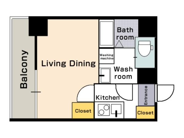 Meet Me Umeda Nishi : photo 10 de la chambre appartement 1 chambre