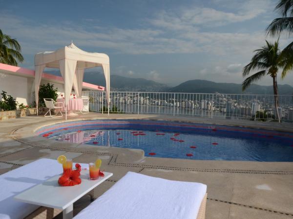 Las Brisas Acapulco : photo 6 de la chambre petite maison avec piscine privée et 2 lits