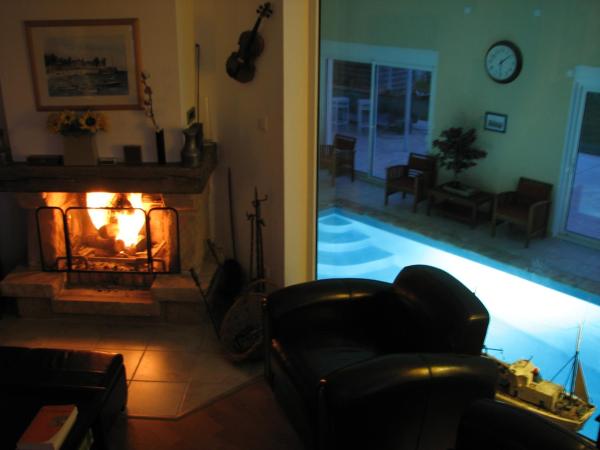 L'Escale Evel Er Gêr : photo 4 de la chambre chambre double avec vue sur la mer et le jardin