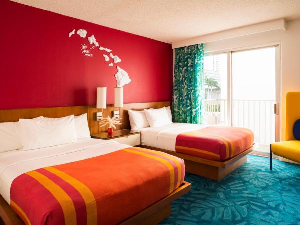 Shoreline Hotel Waikiki : photo 3 de la chambre chambre 2 lits doubles