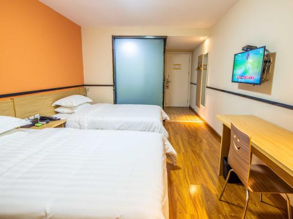 Orange Fashion Apartment Hotel Guangzhou Xiajiao Subway Station Branch : photo 1 de la chambre chambre double