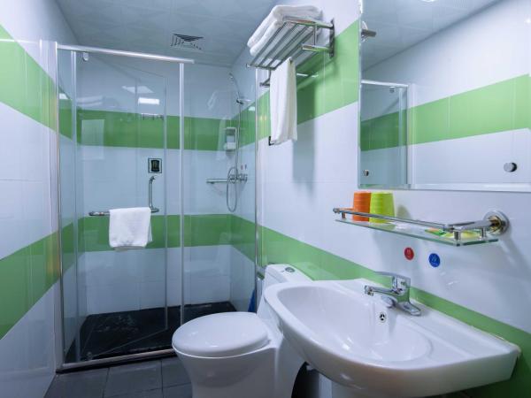 Orange Fashion Apartment Hotel Guangzhou Xiajiao Subway Station Branch : photo 3 de la chambre chambre double