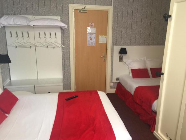 Hôtel Concorde : photo 3 de la chambre chambre familiale avec 2 lits de 140 cm (4 adultes)