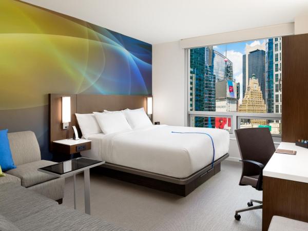 LUMA Hotel - Times Square : photo 2 de la chambre studio lit king-size avec canapé-lit - vue sur horizon