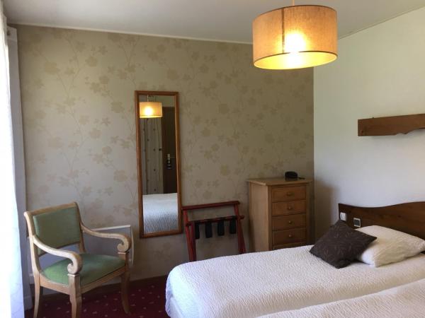 Hôtel Les Soldanelles : photo 3 de la chambre chambre lits jumeaux avec douche 