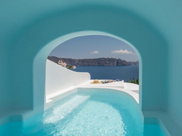 Chelidonia Luxury Suites : photo 3 de la chambre suite lune de miel avec bassin profond - vue sur caldera