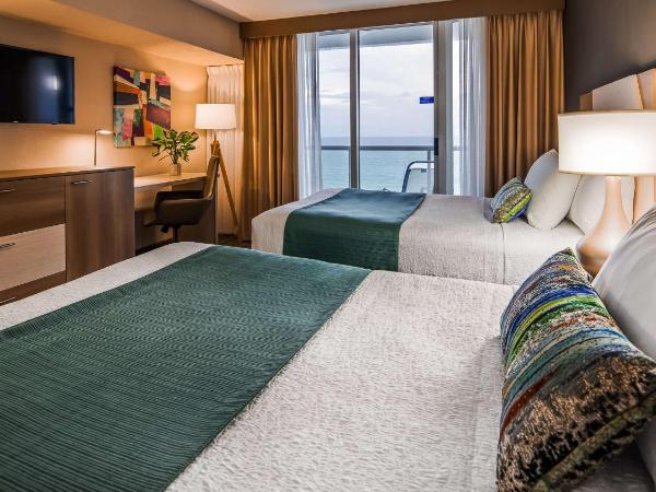 Best Western Plus Atlantic Beach Resort : photo 5 de la chambre chambre 2 lits doubles bord de mer 