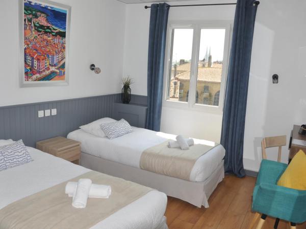Hotel Cote Basque : photo 4 de la chambre chambre lits jumeaux