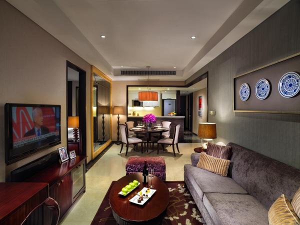Oakwood Premier Guangzhou-Free Shuttle Bus to Canton Fair Complex : photo 2 de la chambre appartement supérieur 2 chambres