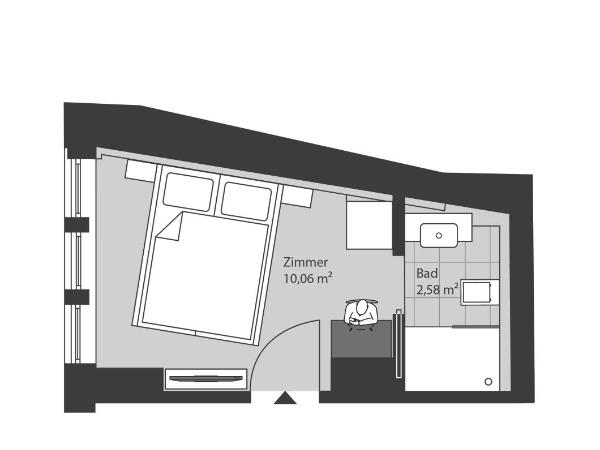 ÜberFluss Serviced-Apartments : photo 6 de la chambre appartement