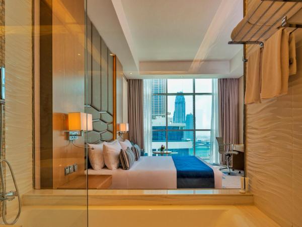 Canal Central Hotel Business Bay : photo 1 de la chambre chambre deluxe avec accès gratuit plage privée de l'hôtel à palm - jumeirah - vue partielle sur baie