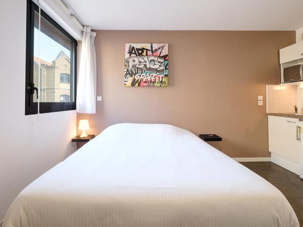 All Suites Appart Hôtel Dunkerque : photo 2 de la chambre studio super Économique avec lit double (1-2 adultes) 