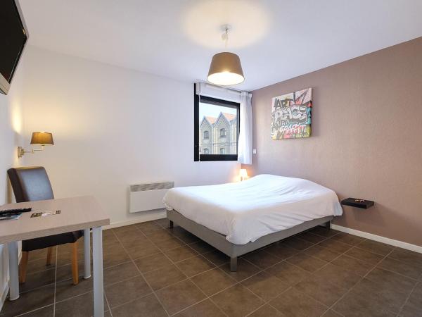 All Suites Appart Hôtel Dunkerque : photo 1 de la chambre studio Économique avec lit double (1-2 adultes) 