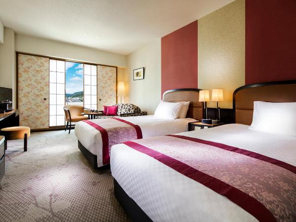 RIHGA Royal Hotel Kyoto : photo 1 de la chambre chambre lits jumeaux supérieure avec accès à la piscine et à la salle de sport - 8e Étage de style kyoto - non-fumeurs