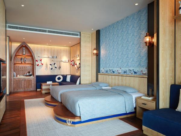 Grand Hyatt Sanya Haitang Bay Resort and Spa : photo 2 de la chambre chambre lits jumeaux - vue sur océan