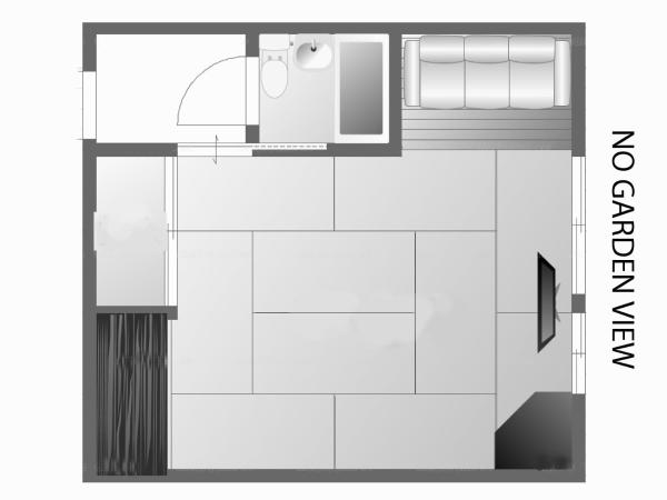 Kyoto Nanzenji Ryokan Yachiyo : photo 2 de la chambre chambre lits jumeaux standard de style japonais - annexe