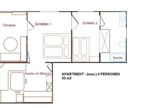 Gästehaus Johanna Self-Check-In : photo 6 de la chambre appartement 2 chambres