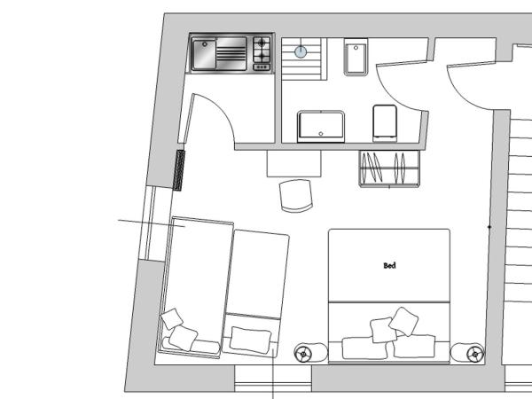 Hotel Giorgione : photo 1 de la chambre studio de luxe - bâtiment séparé