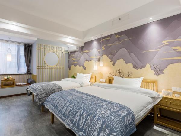 Chongqing Ouranjian Lake View Guesthouse : photo 9 de la chambre chambre lits jumeaux