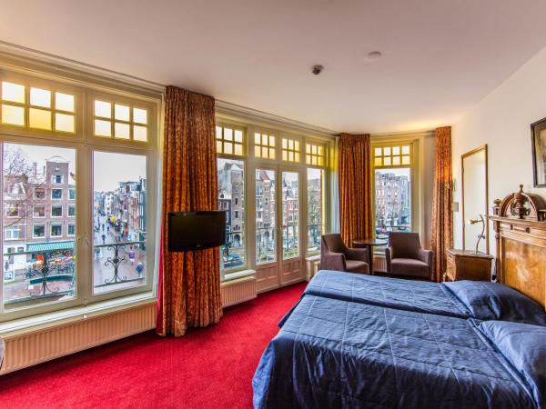 Amsterdam Wiechmann Hotel : photo 2 de la chambre chambre lits jumeaux avec vue sur le canal