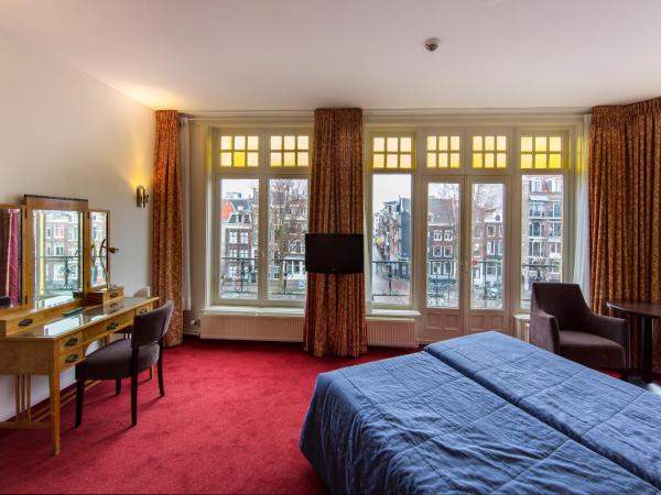Amsterdam Wiechmann Hotel : photo 4 de la chambre chambre lits jumeaux avec vue sur le canal
