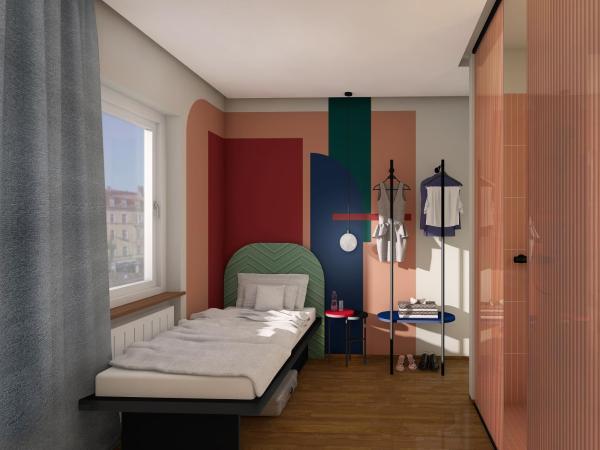 The Dot | 24/7 Checkin : photo 6 de la chambre chambre lits jumeaux avec salle de bains privative