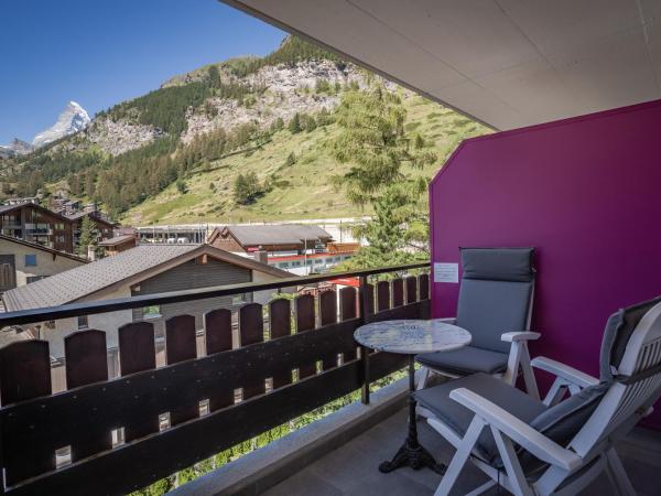 Hotel Arca Solebad & Spa : photo 2 de la chambre studio sud - vue sur mont cervin