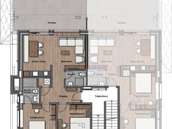 Apart Lodge belMont : photo 7 de la chambre appartement avec vue sur la montagne