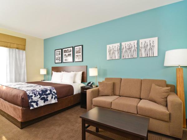 Sleep Inn & Suites Austin North - I-35 : photo 1 de la chambre suite lit king-size avec canapé-lit - non-fumeurs