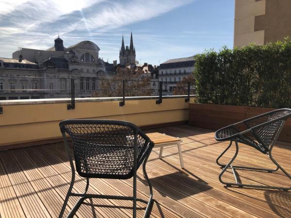 Hôtel Saint-Julien : photo 1 de la chambre chambre double avec terrasse