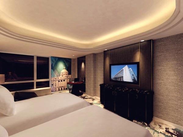 Oriental Riverside Bund View Hotel (Shanghai International Convention Center) : photo 2 de la chambre chambre lits jumeaux supérieure avec vue sur la rivière