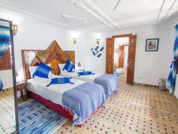 Riad Dar Skalli & SPA : photo 2 de la chambre chambre triple - chefchaouen