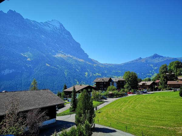 Hotel Gletscherblick Grindelwald : photo 10 de la chambre chambre lits jumeaux