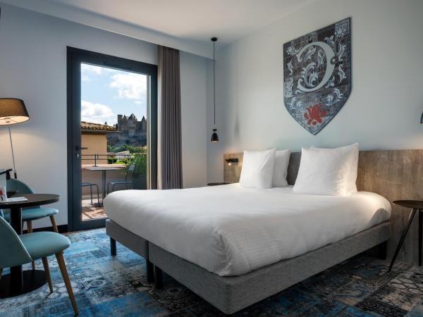 SOWELL HOTELS Les Chevaliers : photo 5 de la chambre chambre double deluxe avec vue sur château