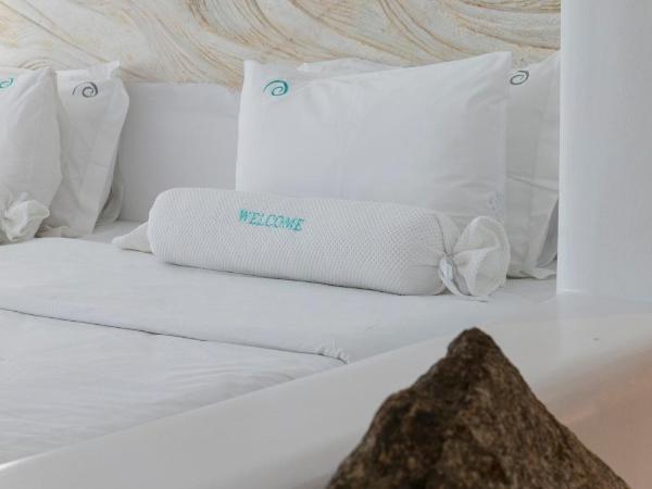 Mykonos Bay Resort & Villas : photo 8 de la chambre suite privée 2 chambres artistique de luxe avec jacuzzi extérieur et piscine privée - vue sur mer - annexe 
