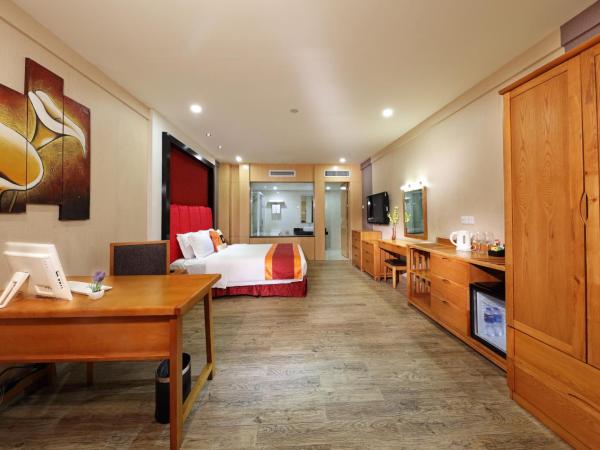 Guangzhou The Royal Garden Hotel : photo 1 de la chambre chambre lit king-size de luxe - vue sur jardin