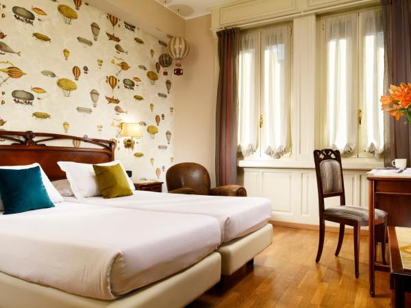 Hotel Continental Genova : photo 1 de la chambre chambre double ou lits jumeaux