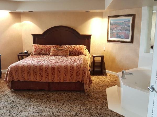Chateau Louis Hotel & Conference Centre : photo 2 de la chambre chambre lit king-size avec baignoire spa