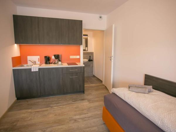Apartments A7 : photo 4 de la chambre chambre simple avec salle de bains 