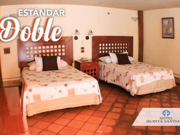 Hotel Quinta Santiago : photo 3 de la chambre chambre double avec 2 lits doubles