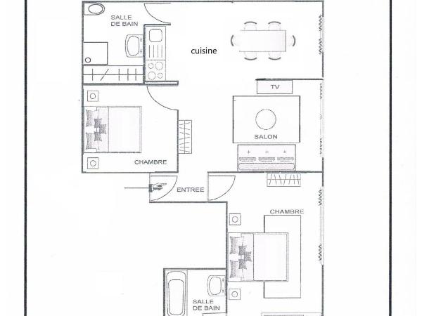 Les Chalets du Thorens : photo 2 de la chambre appartement 3 chambres (5-7 adultes)