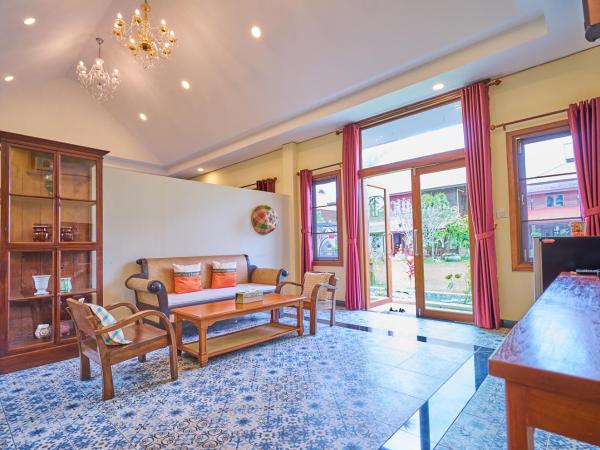 Mina Garden Villa Resort : photo 4 de la chambre chambre familiale - vue sur jardin