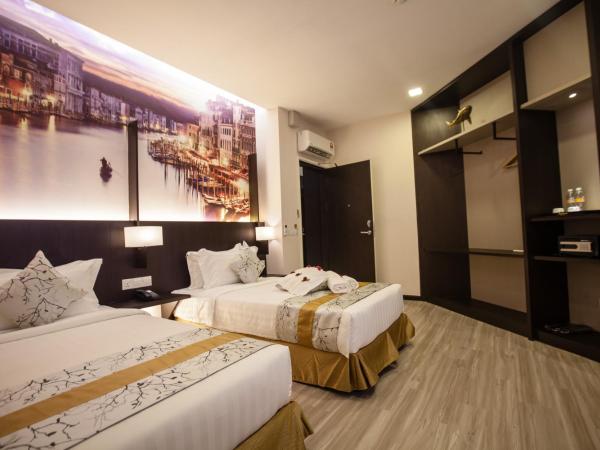 Amamas Boutique Hotel Kuching : photo 3 de la chambre chambre lits jumeaux sans fenêtre